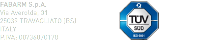 FABARM S.p.A. e logo TÜV SÜD